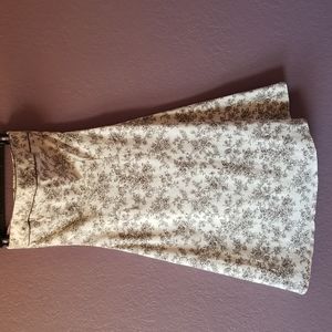 Coquette Floral Tea Dress Vintage Just Choon Strapless Dress